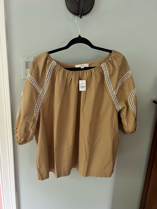 LOFT Tops - Loft cotton poplin blouse